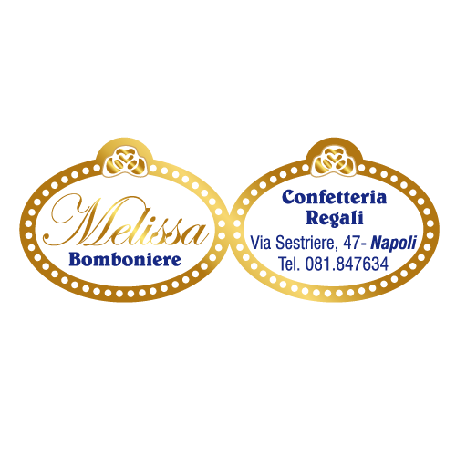 Etichette adesive personalizzate per bomboniere e confetterie mm 48X18 (cod.16H)