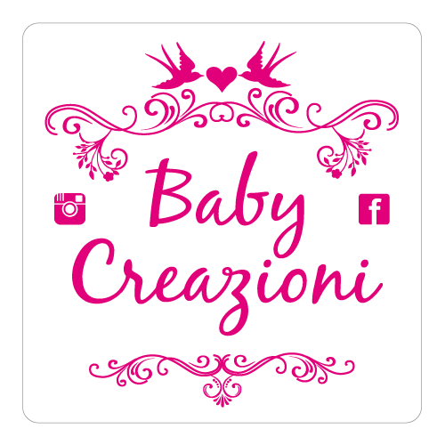 Etichette adesive personalizzate per bomboniere e confetterie mm 50X50 (cod.31H)