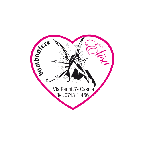 Etichette adesive personalizzate per bomboniere e confetterie mm 30X27 (cod.56H)