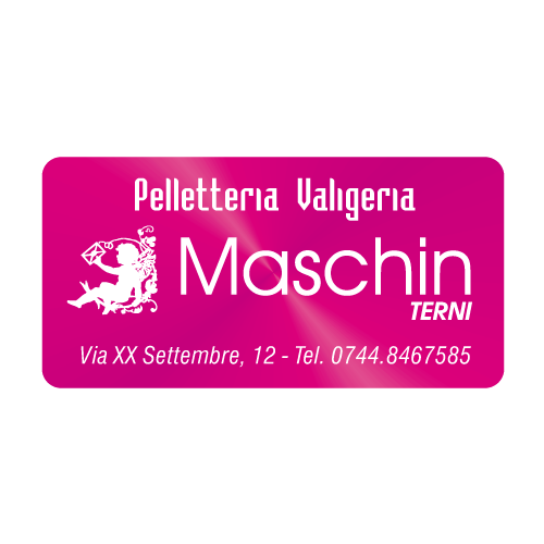 Etichette adesive personalizzate per bomboniere e confetterie mm 50X25 (cod.76H)