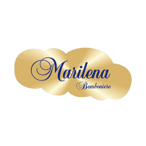 Etichette adesive personalizzate per bomboniere e confetterie mm 61X27 (cod.91H)