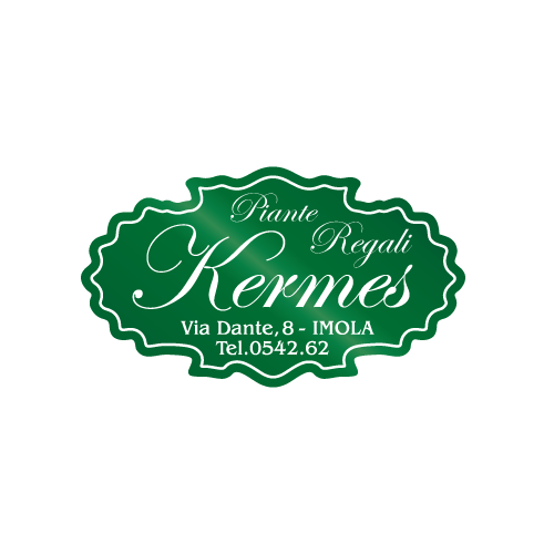 Etichette adesive personalizzate per fioristi, fiorai e vivaisti mm 46x27 (cod.12G)