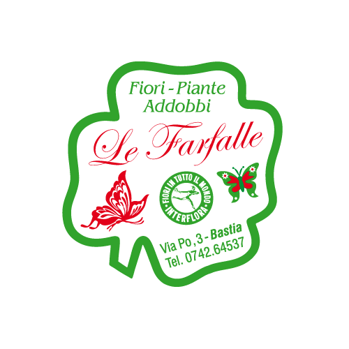 Etichette adesive personalizzate per fioristi, fiorai e vivaisti mm 40x20 (cod.9G)