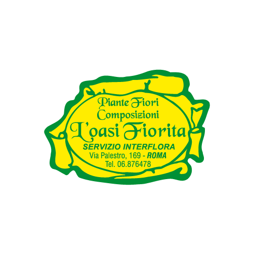 Etichette adesive personalizzate per fioristi, fiorai e vivaisti mm 44x30 (cod.25G)