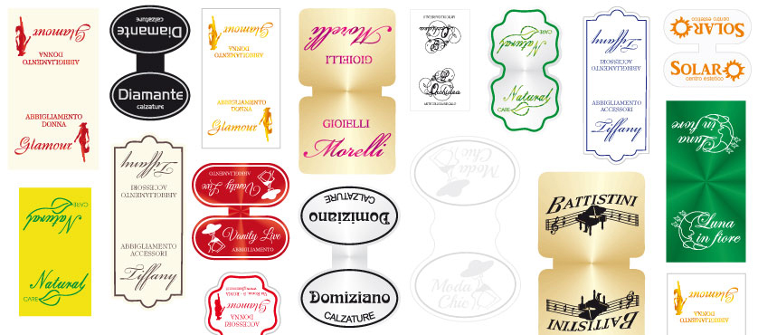 Etichette adesive Chiudibusta, Chiudipacco e Sigilli