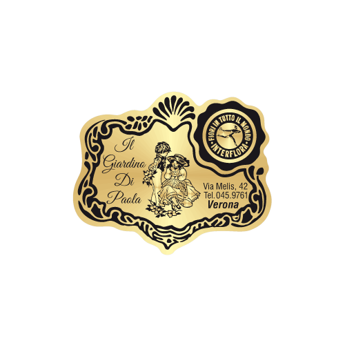 Etichette adesive peronalizzate per fioristi 40G