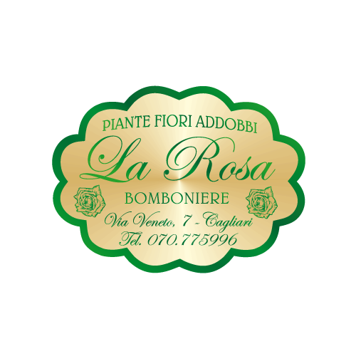 Etichette adesive personalizzate per fioristi, fiorai e vivaisti mm 50x37 (cod.8G)