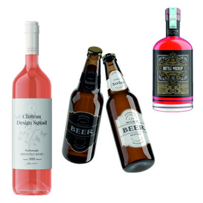 Etichette adesive personalizzate per vino, liquori, birra