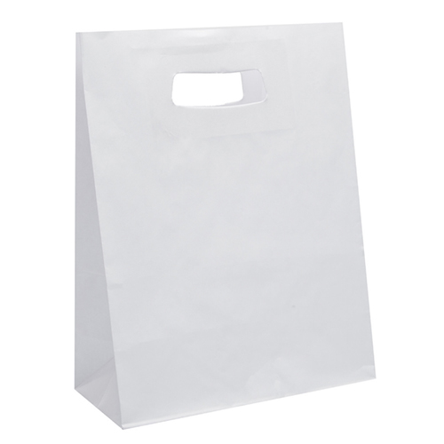 Busta bianca manico a fagiolo